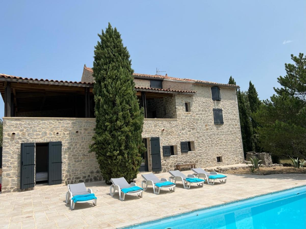 Luxurious Family House With Pool In Ardeche. Villa Ле Ванс Екстериор снимка